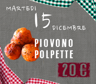 pummare dicembre piovono polpette